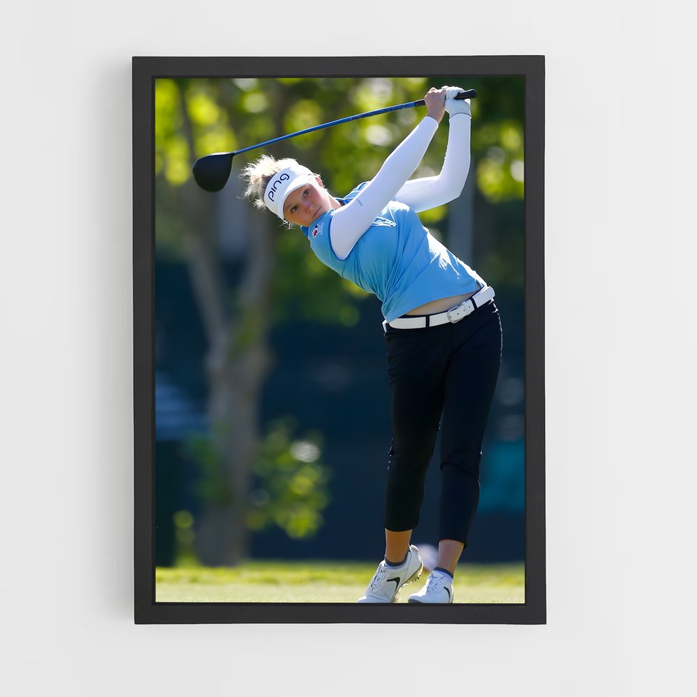Poster Brooke de henderson – affiche Golf (vue 2)